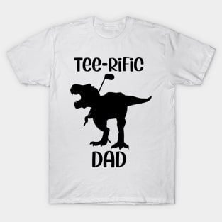 Teerific Dad golf lover sticker T-Shirt